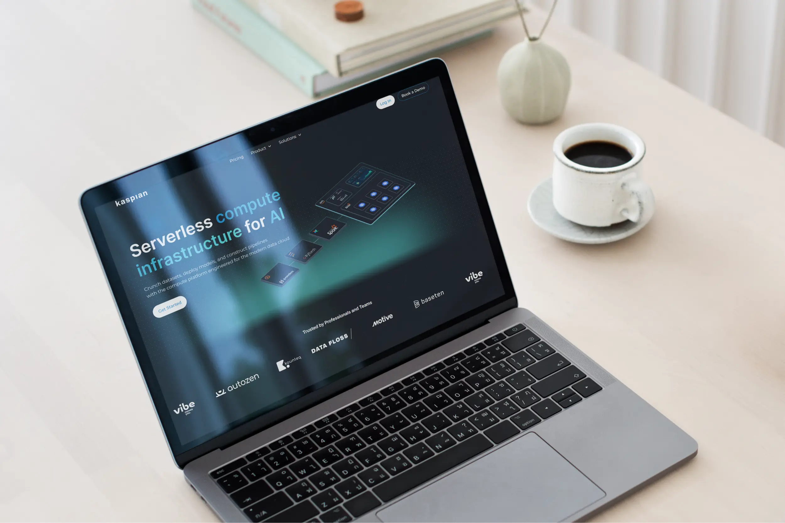 Kaspian website project preview