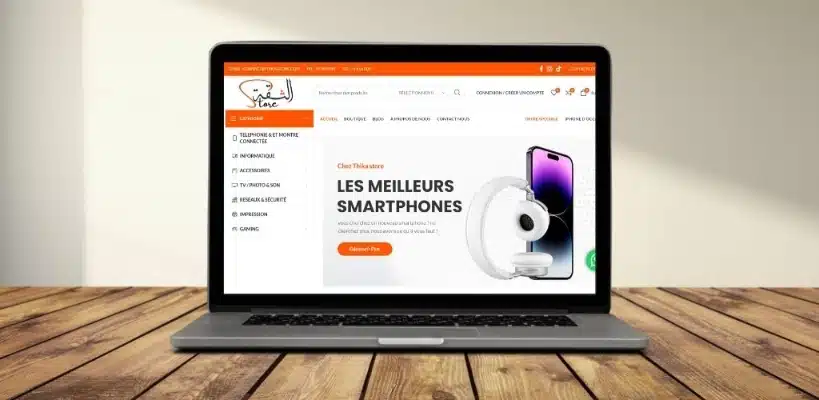 Thika Store website project preview