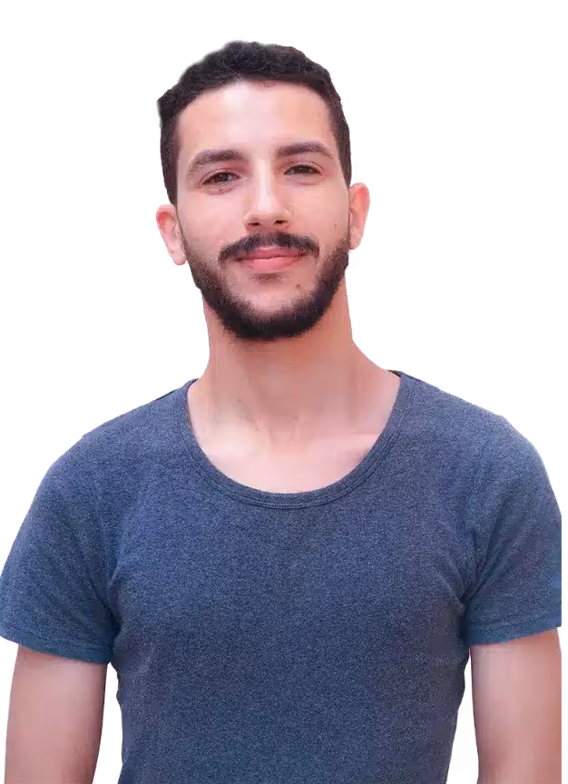 Portrait of Ghassen Larnaout, web designer and front-end developer
